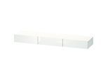 Duravit DuraStyle Schubkastenablage DS827300718 180 x 44 cm, 3 Schubkästen, betongrau/weiß matt, mit Konsolenträger