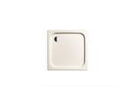 Kaldewei Duschplan Duschwanne 440535003231 80x80x6,5cm, mit Träger, Antislip Perl-Effekt, pergamon