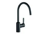 Kludi Bingo Star Küchenarmatur 428033978 geschlossener Hebel, schwenkbarer Auslauf, mattschwarz
