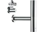 hansgrohe Flowstar Designsiphon-Set 51304000 chrom, G 1 1/4