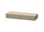 Duravit DuraStyle Schubkastenablage DS827107575 120 x 44 cm, 2 Schubkästen, leinen, mit Konsolenträger