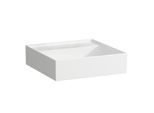 LAUFEN Kartell Handwaschbecken 8153310001121, 46x46cm, weiß, ohne Hahnloch, Saphirkeramik