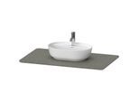 Duravit Luv Waschtisch-Konsole LU946903333 98,8 x 59,5 cm, aus Quarzstein, mit 1 Ausschnitt, Grau Struktur
