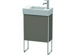 Duravit XSquare Waschtisch-Unterschrank XS4471L9090 48,4x49,1x24cm, Tür links, Flannel Grey seidenmatt