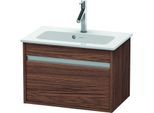 Duravit Ketho Waschtisch-Unterschrank KT642202121 60 x 38,5 cm, nussbaum dunkel, 1 Auszug, wandhängend