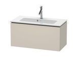 Duravit L-Cube Waschtisch-Unterschrank LC615709191 82 x 39,1 cm, taupe matt, 1 Auszug, wandhängend