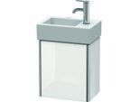 Duravit XSquare Waschtisch-Unterschrank XS4099R2222 36,4x39,7x24cm, Tür rechts, weiß hochglanz