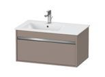 Duravit Ketho Waschtisch-Unterschrank KT641904343 80 x 47,5 cm, basalt matt, 1 Auszug, wandhängend
