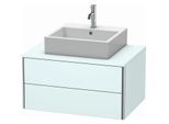 Duravit XSquare Waschtisch-Unterschrank XS491000909 80x40x54,8cm, 2 Schubkästen, Lichtblau matt