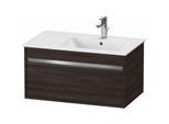 Duravit Ketho Waschtisch-Unterschrank KT641905353 80 x 47,5 cm, kastanie dunkel, 1 Auszug, wandhängend