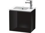 Duravit L-Cube Waschtisch-Unterschrank LC6272R4040 42x29,4x40cm, wandhängend, Tür rechts, schwarz hochglanz
