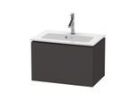 Duravit L-Cube Waschtisch-Unterschrank LC615608080 62 x 39,1 cm, graphit supermatt, 1 Auszug, wandhängend