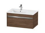 Duravit Ketho Waschtisch-Unterschrank KT641902121 80 x 47,5 cm, nussbaum dunkel, 1 Auszug, wandhängend