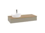Villeroy & Boch Antao Waschtischunterschrank 1200x190x500mm L11151HK mit Beleuchtung mit Struktur FK/AP: HK/1
