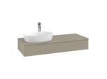 Villeroy & Boch Antao Waschtischunterschrank 1200x190x500mm L11150HK mit Beleuchtung mit Struktur FK/AP: HK/0