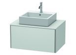 Duravit XSquare Waschtisch-Unterschrank XS490003636 80x40x54,8cm, 1 Auszug, weiß seidenmatt