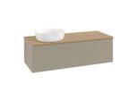 Villeroy & Boch Antao Waschtischunterschrank 1200x360x500mm L33111HK mit Beleuchtung mit Struktur FK/AP: HK/1