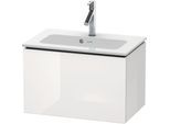 Duravit L-Cube Waschtisch-Unterschrank LC615608585 62 x 39,1 cm, weiß hochglanz, 1 Auszug, wandhängend