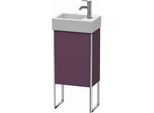 Duravit XSquare Waschtisch-Unterschrank XS4479R9494 36,4x49,1x24cm, Tür rechts, Aubergine seidenmatt