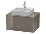 Duravit XSquare Waschtisch-Unterschrank XS490008989 80x40x54,8cm, 1 Auszug, Flannel Grey hochglanz