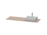 Duravit XSquare Konsole XS060HR4343 160x55cm, mit 1 Ausschnitt, rechts, Basalt matt