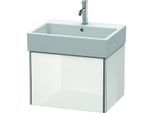 Duravit XSquare Waschtisch-Unterschrank XS409308585 58,4x39,7x46cm, 1 Auszug, weiß hochglanz