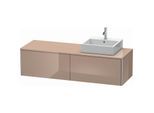Duravit XSquare Waschtisch-Unterschrank XS4904R8686 160x40x54,8cm, Auszüge, rechts, cappuccino hochglanz