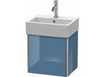 Duravit XSquare Waschtisch-Unterschrank XS4090R4747 43,4x39,7x34cm, Tür rechts, Stone Blue hochglanz