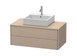 Duravit XSquare Waschtisch-Unterschrank XS491107575 100x40x54,8cm, 2 Schubkästen, Leinen