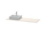 Duravit XSquare Konsole XS060HL9191 160x55cm, mit 1 Ausschnitt, links, Taupe