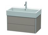 Duravit XSquare Waschtisch-Unterschrank XS419504343 78,4x39,7x46cm, 2 Schubkästen, Basalt matt