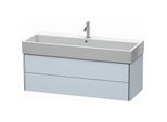 Duravit XSquare Waschtisch-Unterschrank XS419709797 118,4x39,7x46cm, 2 Schubkästen, Lichtblau seidenmatt
