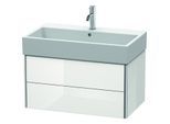 Duravit XSquare Waschtisch-Unterschrank XS419508585 78,4x39,7x46cm, 2 Schubkästen, weiß hochglanz