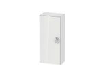 Duravit White Tulip Halbhochschrank WT1323L8585 40 x 24 cm, Weiß Hochglanz, 1 Türe links mit Griff, 2 Glasfachböden