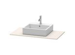 Duravit XSquare Konsole XS060E09191 100x55cm, mit 1 Ausschnitt, Taupe