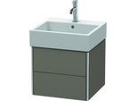 Duravit XSquare Waschtisch-Unterschrank XS419209090 48,4x39,7x46cm, 2 Schubkästen, Flannel Grey seidenmatt