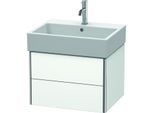 Duravit XSquare Waschtisch-Unterschrank XS419301818 58,4x39,7x46cm, 2 Schubkästen, weiß matt