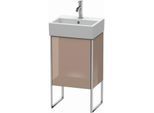 Duravit XSquare Waschtisch-Unterschrank XS4470L8686 43,4x49,1x34cm, Tür links, cappuccino hochglanz