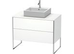 Duravit XSquare Waschtisch-Unterschrank XS492101818 100x53,8x54,8cm, 2 Auszüge, weiß matt
