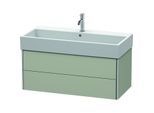 Duravit XSquare Waschtisch-Unterschrank XS419606060 98,4x39,7x46cm, 2 Schubkästen, Taupe seidenmatt