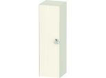 Duravit White Tulip Halbhochschrank WT1333LH4H4 40 x 36 cm, Nordic Weiß Hochglanz, 1 Türe links mit Griff, 3 Glasfachböden