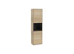 Villeroy und Boch Finion Hochschrank G460PHPC 41,8x151,6cm, links, Emotion, Regal Glossy Black Lacquer, Oak Veneer
