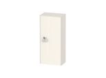 Duravit White Tulip Halbhochschrank WT1323RH4H4 40 x 24 cm, Nordic Weiß Hochglanz, 1 Türe rechts mit Griff, 2 Glasfachböden