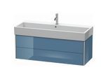 Duravit XSquare Waschtisch-Unterschrank XS419704747 118,4x39,7x46cm, 2 Schubkästen, Stone Blue hochglanz