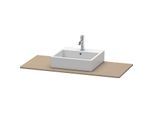 Duravit XSquare Konsole XS060F07575 120x55cm, mit 1 Ausschnitt, Leinen