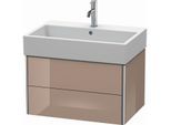 Duravit XSquare Waschtisch-Unterschrank XS419408686 68,4x39,7x46cm, 2 Schubkästen, cappuccino hochglanz