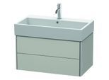 Duravit XSquare Waschtisch-Unterschrank XS419500707 78,4x39,7x46cm, 2 Schubkästen, Betongrau matt