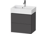 Duravit L-Cube Waschtisch-Unterschrank LC621904949 58,4x39,1x54,4cm, 2 Schubkästen, wandhängend, graphit matt