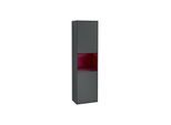 Villeroy und Boch Finion Hochschrank F460HBHG 41,8x151,6x27cm, links, Regal Peony Matt Lacquer, Midnight Blue Matt Lacquer