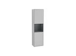 Villeroy und Boch Finion Hochschrank F460HGGJ 41,8x151,6x27cm, links, Regal Midnight Blue Matt Lacquer, Light grey matt
